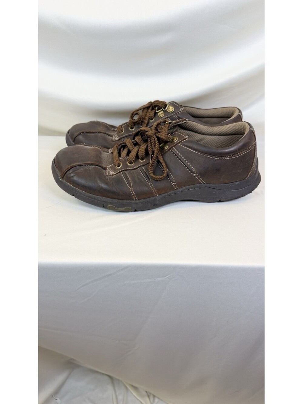 Skechers Men's Alley Cat Casual Comfort Leather Oxford Shoes Brown Sz 11 60745